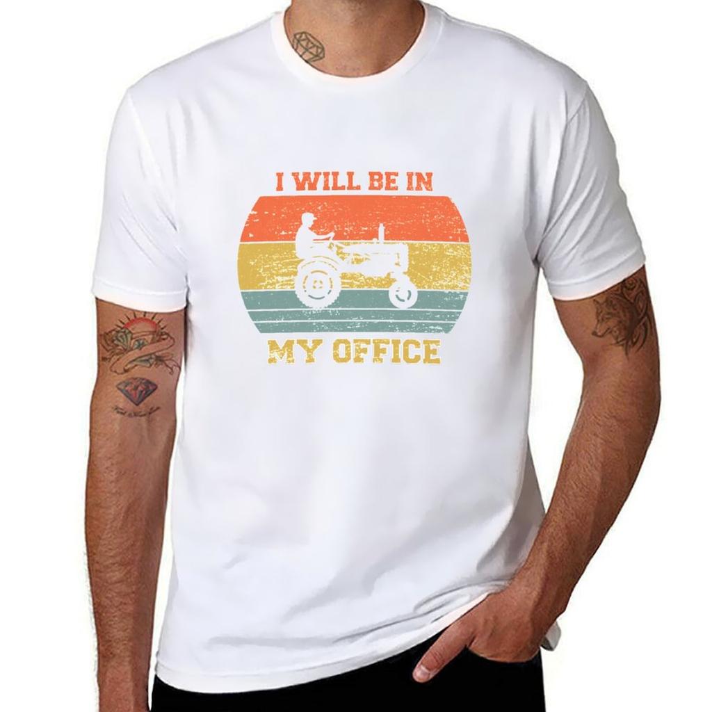 I will be in my office farmer Unisex gift farmer gift gift for boys  gift for boys  graphic gift gift for him ret TShirt