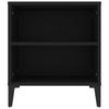 Vidaxl Szafka Pod Tv, Czarna, 102X44,5X50 Cm, Materiał Drewnopochodny