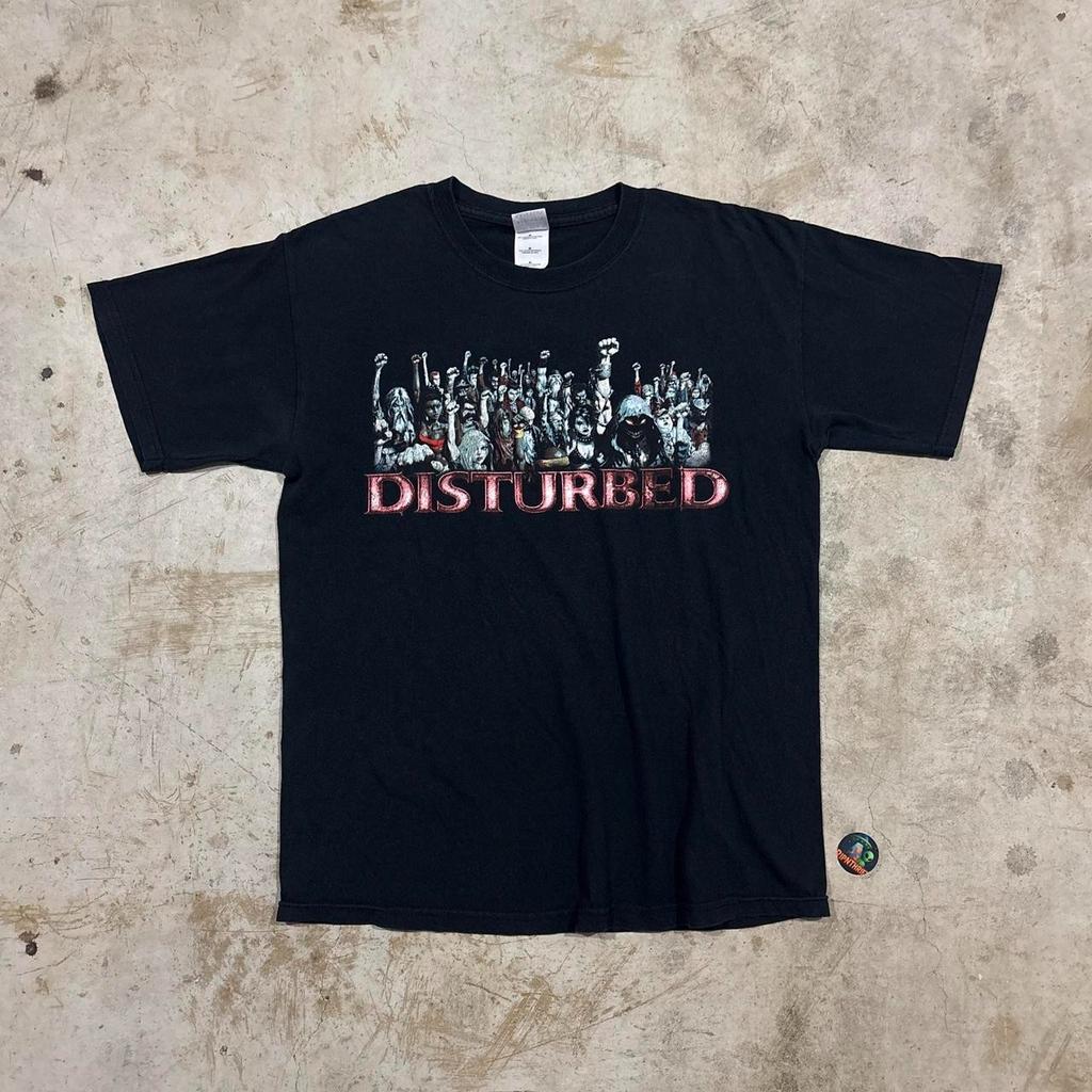 Maglietta vintage Disturbed tour ten thousand fists 2006 Taglia M Unisex