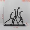 Artigianato in Metallo Figura di Movimento Creativa Sportivo di Immersione Scultura Astratta Nuotatore Statuetta Metallica Decorazione per la Casa