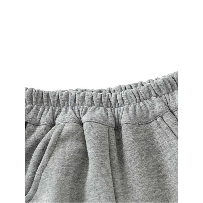 Color Matching Boy's Mid-Waist Letter Composite Sports Pants