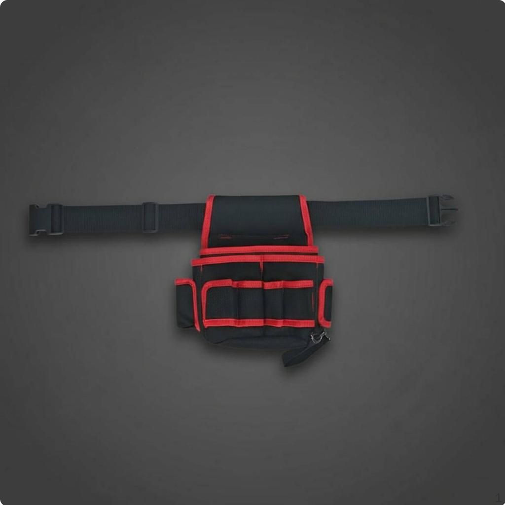 Waist Tool Bag Waterproof Electrician Pouch Wear Resistant Repair for Electricians,