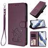Cute Cat Leather Wallet Case For TCL 60 SE NxtPaper 60R 50 LE XE 40 XL 40R 605 505 503 502 501 P10 Stand Card Slots Phone Cover