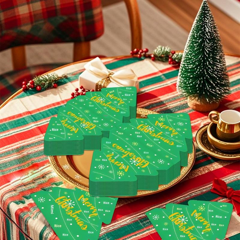 20 Stück weihnachtlich thematisiertes gegengeschlechtliches Tissue, Weihnachtsdekoration 2026 Frohes Neues Jahr Heimdekoration Party-Servietten