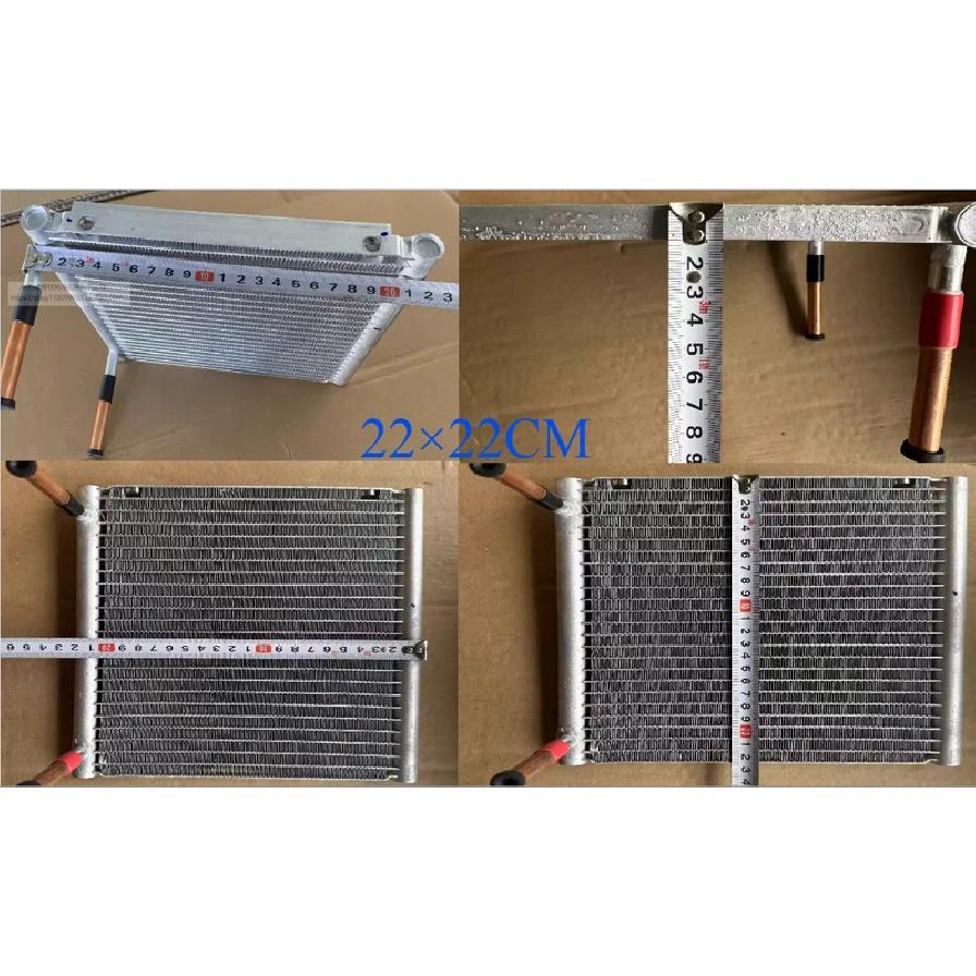 1PC Microchannel condenser coil parallel flow Condenser for Compressor refrigeration micro channel tube and fins heat exchanger