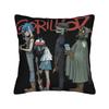 Gorillaz Pillowcase Accessories Printing Cushion Cover  Pillow Covers Car Decor Zipper Multi Size