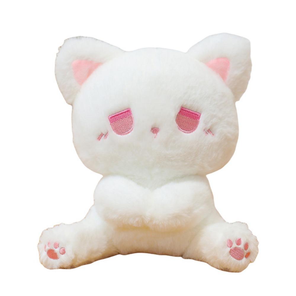 Comfortable Black Cat Plush Toy Emo Bear Stuffed Animal Doll Plush Bear Doll Toy  Throw Pillow