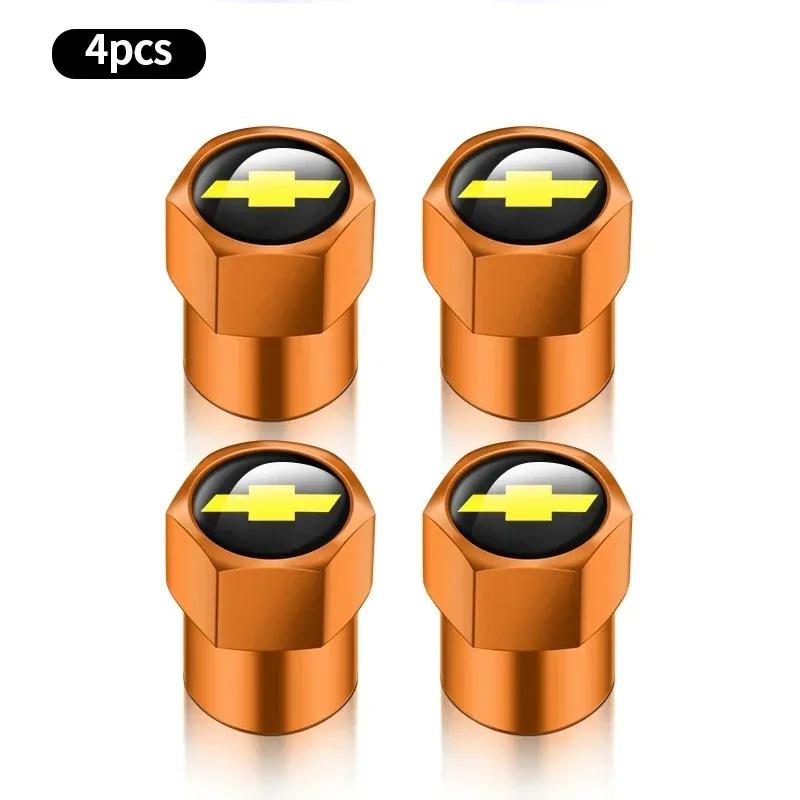 Car Wheel Tire Valve Caps Tyre Rim Stem Covers Airdust For Chevrolet Silverado Impala Malibu Cruze Camaro Cavalier Blazer Aveo