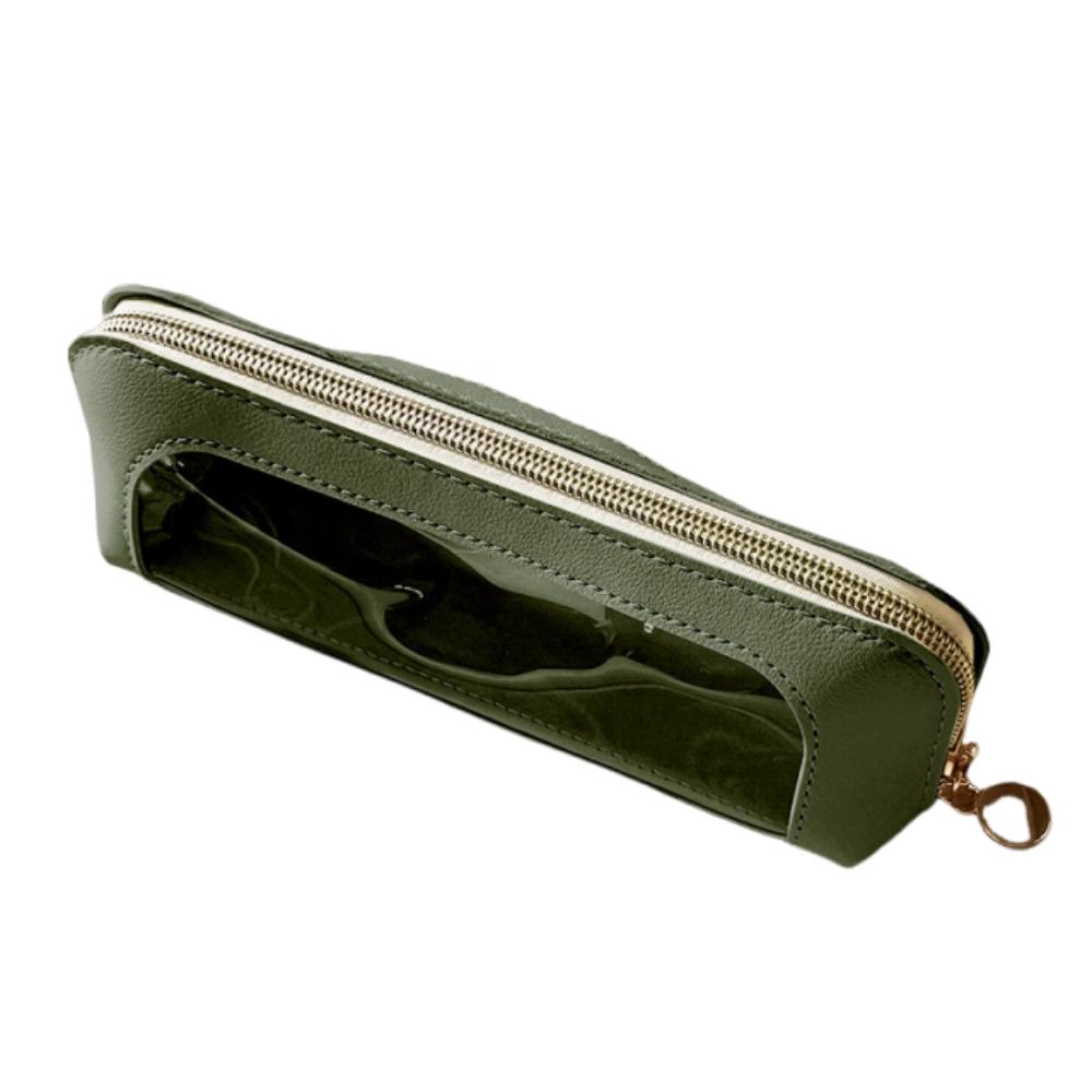 Waterproof Makeup Brush Bag Visible Makeup Organizer Pencil Case  for Brushes Lipsticks
