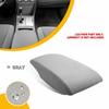 Console Lid Center Armrest Cover Fit 2007 08-2011 Toyota Camry Gray Leather Skin