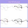 Geometric Half Frame Eyewear With Resin Lenses For Stylish Men And Women