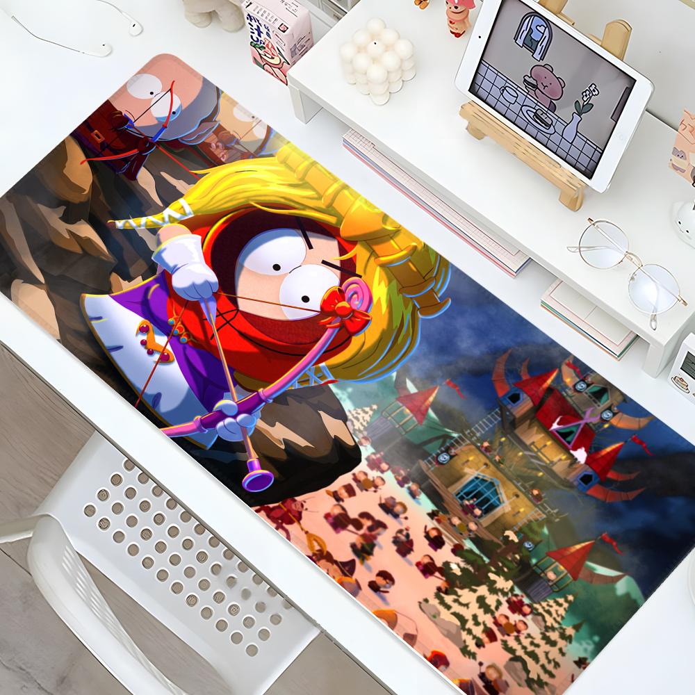 Tappetino Mouse TV S-SouthS P-ParkES Tappetino Mouse da Gioco Bordo Bloccato Grande per Computer Giocatore Grande in Gomma Tappetino Mouse Artistico Tappetino Fresco per Scrivania Laptop