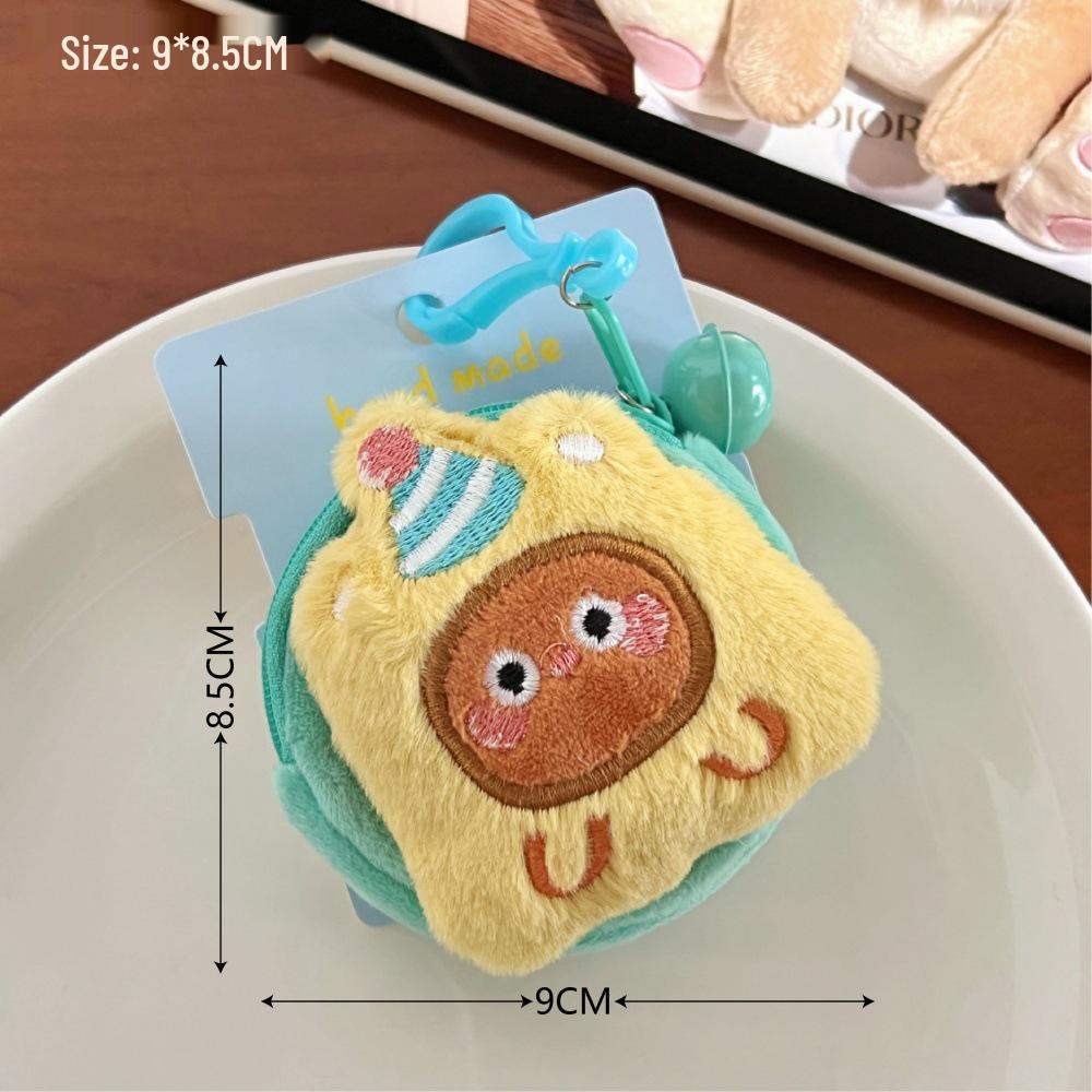 

Креативный плюшевый кошелек для монет: Многофункциональные наушники, Хранение помады, Подвеска-брелок