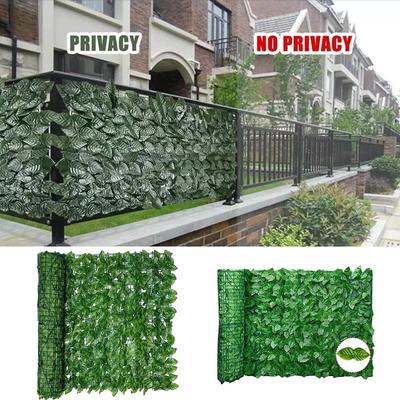 Artificial Leaf Fence Wall Landscaping Fence Privacy Fence Screen Outdoor Garden Backyard Balcony Fence