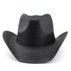 Western Cowboy Hat for Men Women Summer Wide Brim Sun Protection Retro Vintage Fashion