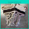 Ears Tassels Bear Knitted Cap For Women Winter Soft Warm Breathable Fashion Hat