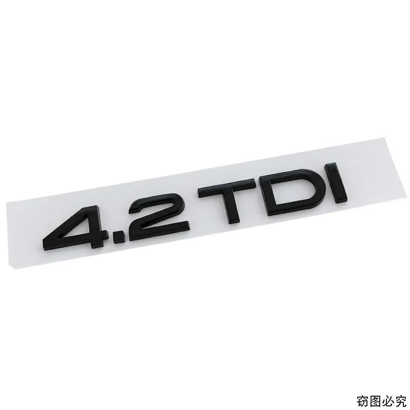 2026 ABS Car Body Badge Sticker Rear Trunk Emblem for 4YGYE 1.9TDI 2.8TDI 4.2TDI Letter A3 A4 A5 A6 A7 S8 S3 S4 S6 TT R8 Decal