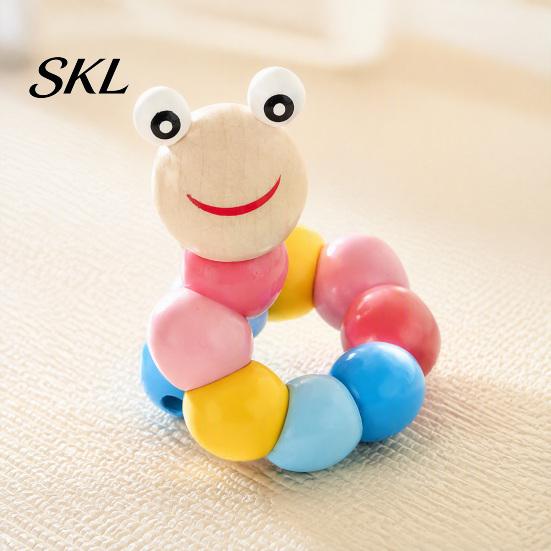 Toddler Caterpillar Toy Kids Wooden Bead Toy, Educational Twisting for Fine Motor Skills, Number Color Preschool Learning Toddlers Toys