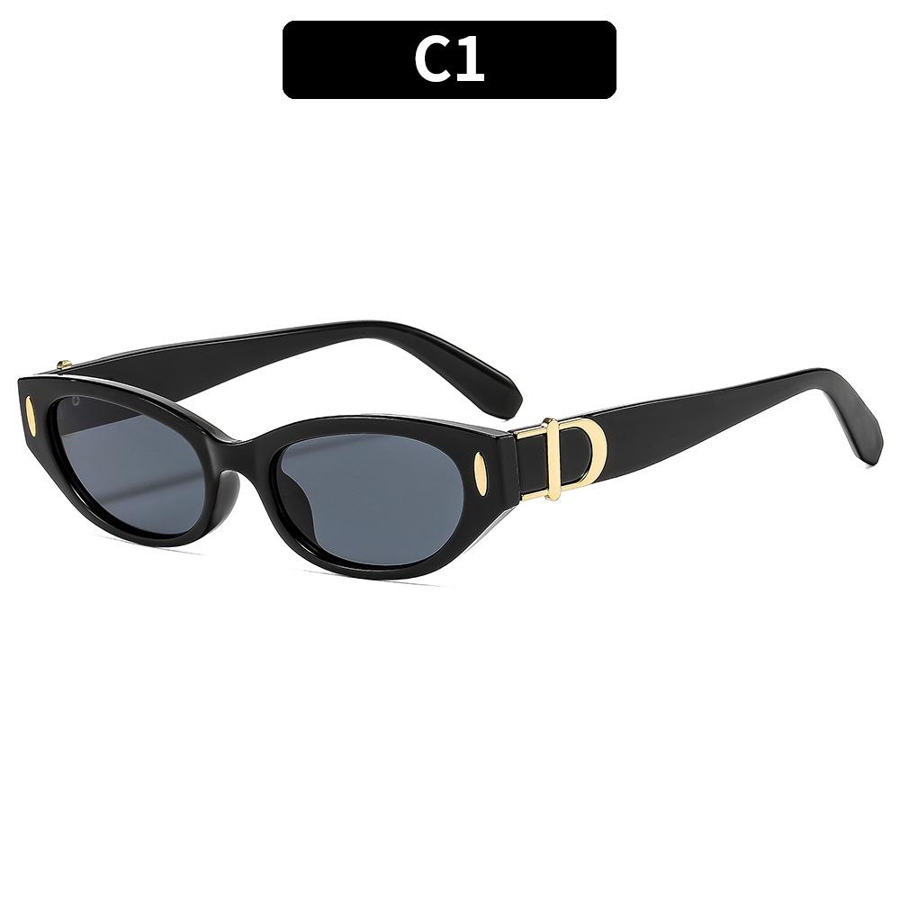 Women's sunglasses, men's and women's fashion small frame sunglasses
