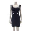 GRAXIA Cabaret Mini Square Size Perfect for Hostess and Lounges Dress, Dress, Sleeveless, Cut, Lace, Cute, Women's, White, Small, Hostesses, Clubs,