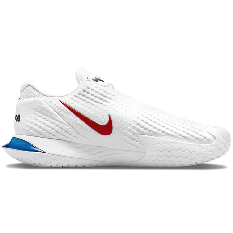 NikeCourt Zoom Vapor Cage 4 Rafa White Binary Blue Red Men Sneakers Chile-Red DD1579-113