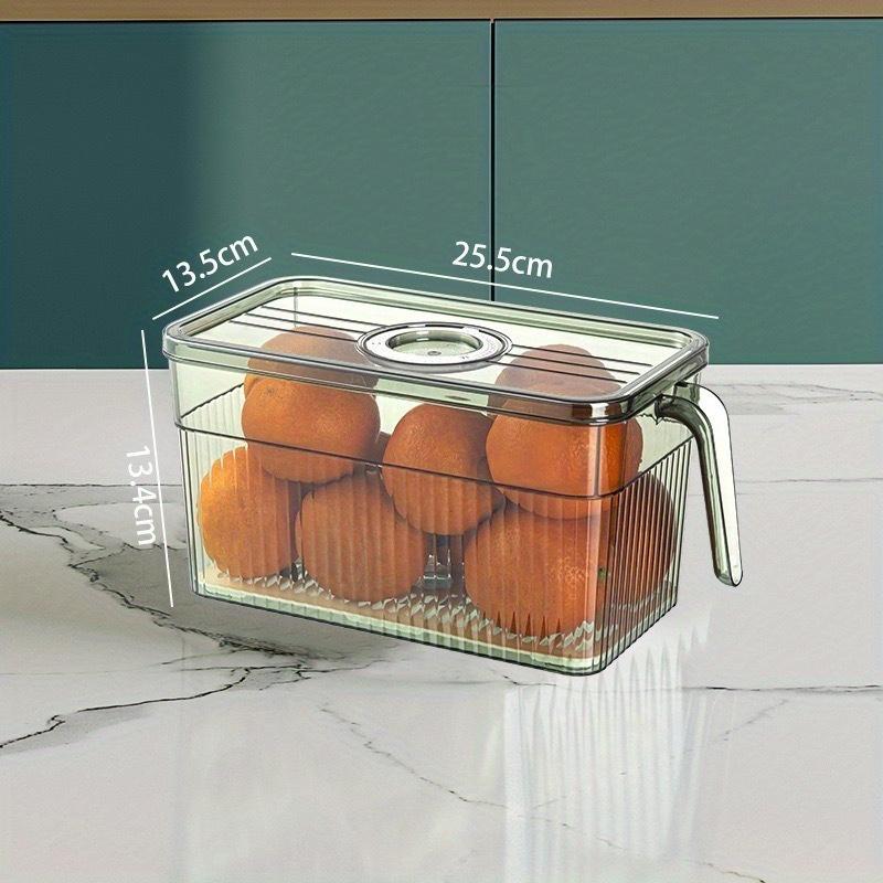 

Бытовой многофункциональный контейнер для хранения в холодильнике с таймером 2024 Пищевой бытовой контейнер для хранения в холодильнике с таймером ПЭТ Оптом белый