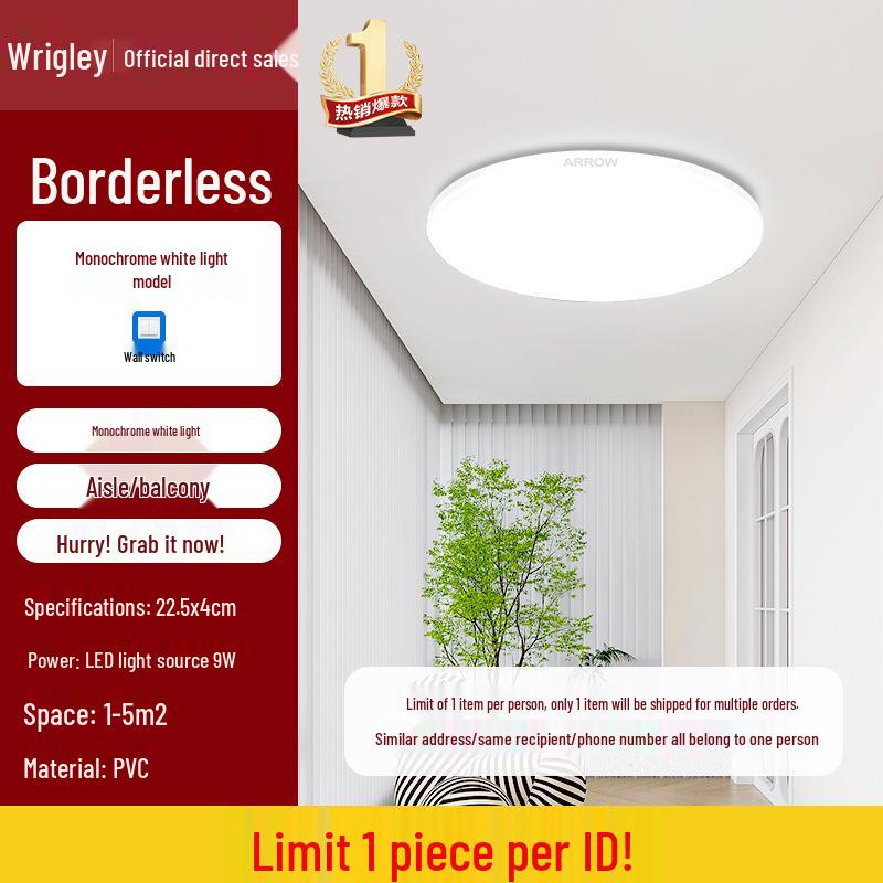 Marken-Deckenleuchte - Vielseitig für Flur, Gang, Küche, Badezimmer, Schlafzimmer oder Balkon