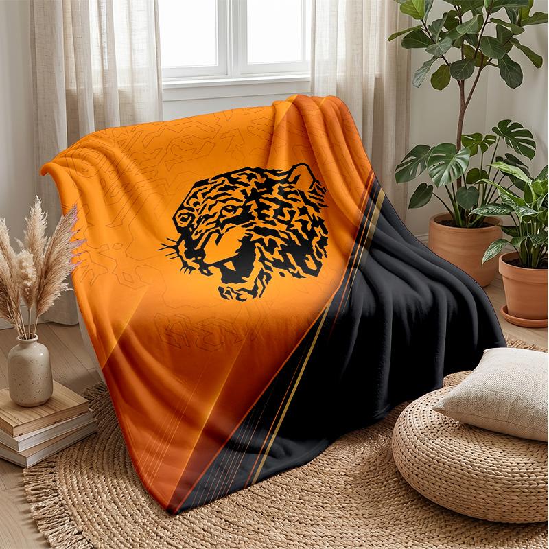 Coperta in Pile Flannel Hull FC Coperta Calda e Accogliente per Divano Letto Viaggio Uso in Tutte le Stagioni