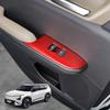 For Kia EV5 2024 2025 2026 Car Tuning Red Window Button Cover Trim Car Interior Decor Accessories LHD