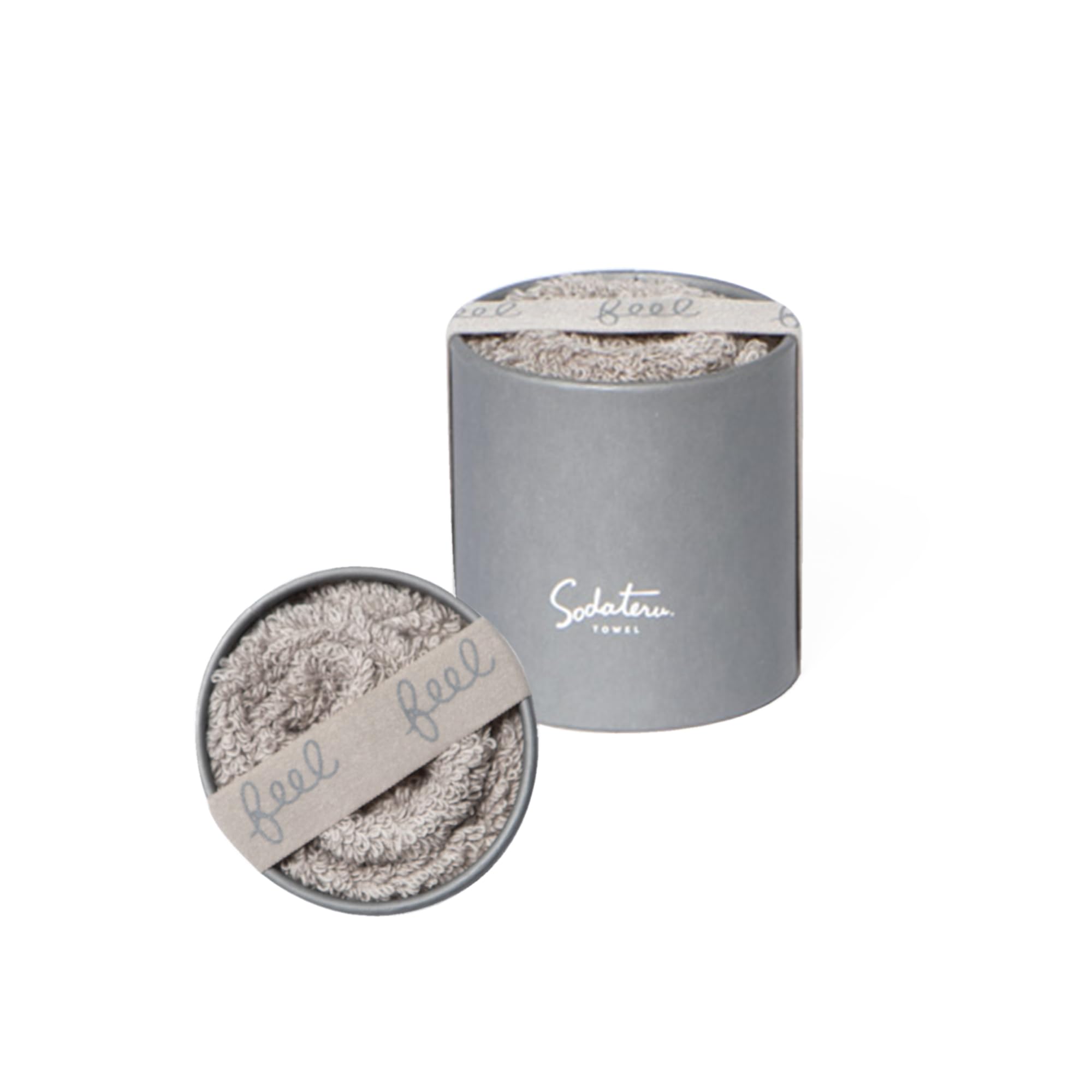 

Feel Petit Face Towel, Moon Greige (Brown), 20 x 40cm, 100% Cotton, Boxed (SD-FEEL-PGG)