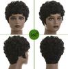 hort Pixie Wigs for Black Women Short Black Curly Pixie Wigs Synthetic Hair Wigs for Black Women Natural Wavy Black