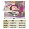 Coperta M-Masha e Orso Morbida Novità Peluche Biancheria da Letto Plaid Per Bambine Bambini Esterno Flanella Copriletto Coperta da Letto