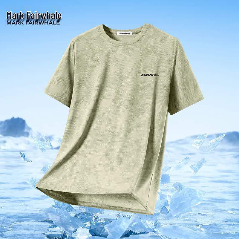 Mark Fairwhale Men's Quick Dry Ice Silk Casual T-Shirt
