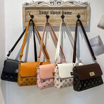 Ein-Schulter-Herbst-Damentasche Hochwertiger Sinn Kleine quadratische Tasche Nischentasche Umhängetasche