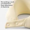 Slow Rebound U-Shaped Neck Pillow Machine-Washable Cover Soft Material Travel Neck Pillow Portable Design With EVA case