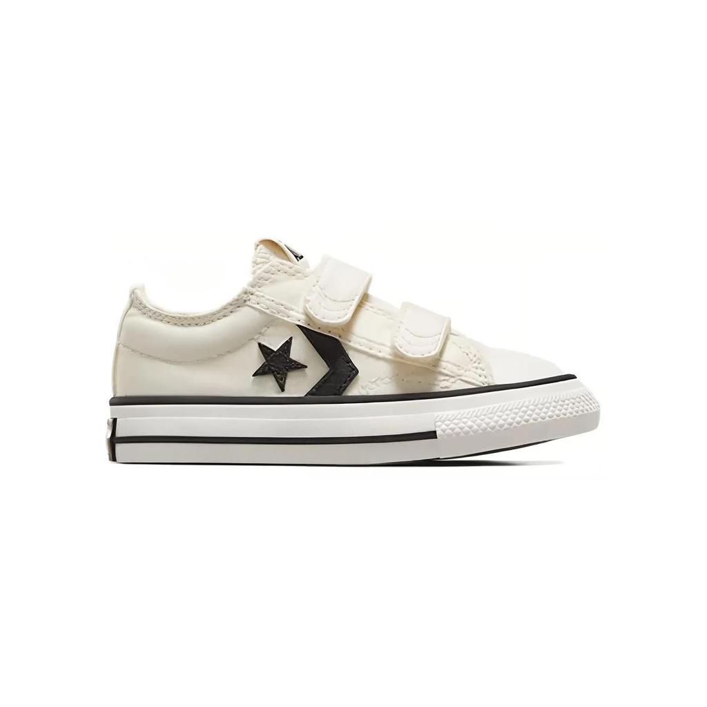 Converse Star Player 76 Easy- Low Toddler 'Vintage White Black' (Unisex) Toddler Shoes A05222C