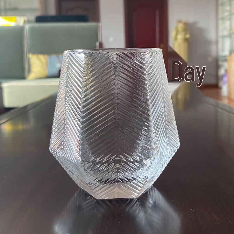 300 мл Граненый текстурированный стеклянный стакан для напитков
