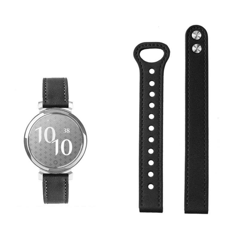 For New Garmin Lily2 Leather Bracelet Male Female Ins Style Sport Watchband Loop Clasp Lily 2 Generation Watch Strap 14mm
