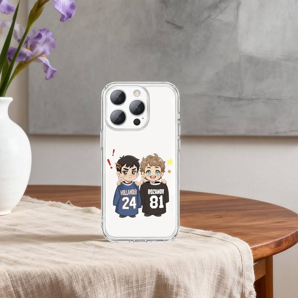 

H-Heated Ice Hockey R-Rivalry Phone Case For iPhone 17 16 15 14 13 12 11 Mini Pro Max Plus Transparent Cover iPhone15