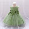 New Year Dress Toddler Baby Girl Dress Big Bow Baptism Clothes For Kids First Year Birthday Party Wedding Tutu Gown Christening Dress