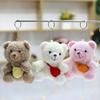 New Backpack Teddy Bear Doll Cute Bear Plush Toy Doll Pendant Keychain Bag Hanging Decoration