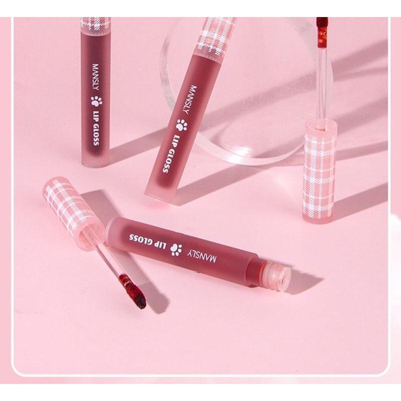 MANSLY - Puppy Series Watery Mirror Lip Gloss - 3 Colors
