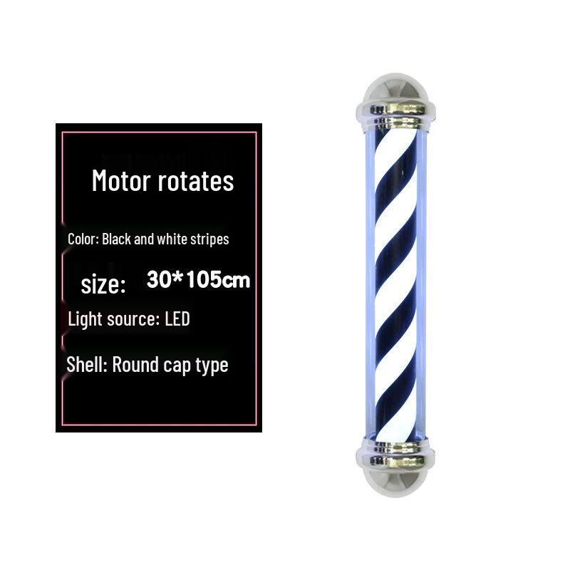 LED Barber Pole Rotating Sign Light
