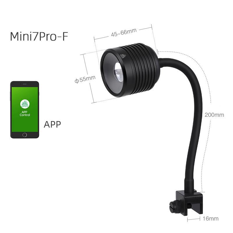 Mini7pro-F Aquarium LED Light Waterproof Aqua Week Lamp Mini Fish Tank Plant Lighting  Accessories Terrarium Supplie