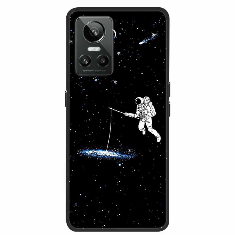 Mobilskal För Realme GT Neo3 Fodral Svart Silikon Mjuk Baksida För Realme GT Neo 3 Mobilskal Fodral RealmeGT G T Neo 3 Coque