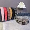 Elegantes Schwamm-Haarband Barock Vintage Haar-Accessoires Retro Strass-Haarreif Party