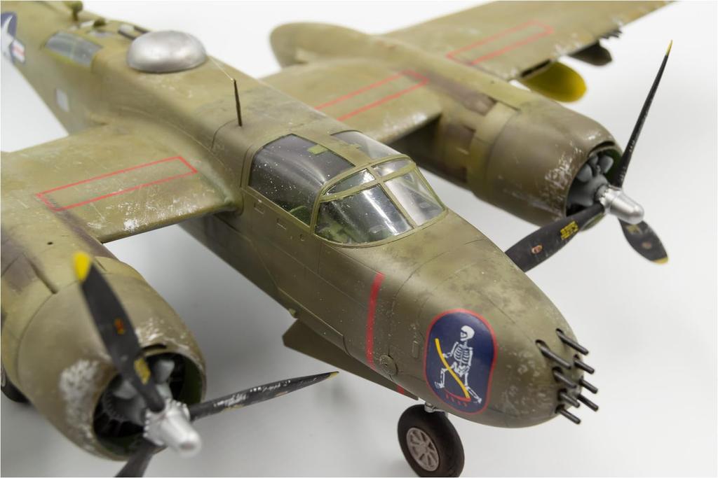 ICM 1/48 Scale US Air Force B-26B-50 Invader Korean War Plastic Model Kit 48281