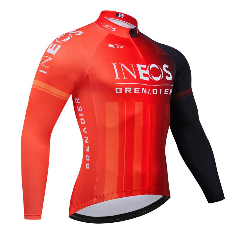 2026 Herbst Atmungsaktives Radsportanzug Set Langarm Schnelltrocknend MTB Fahrrad Uniform Kleidung Ropa Ciclismo Fahrradbekleidung für Sport & Outdoor