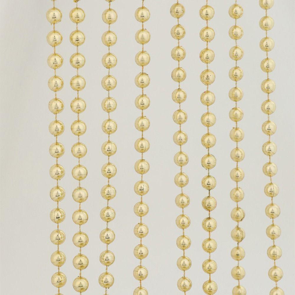 Creative Colored Bead Chain 5/10M Craft Christmas Tree Pearl String Decorative DIY Christmas Decoration Bead String