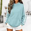 Women's Fashion V-Neck Long Sleeve Sweatshirt Casual Top